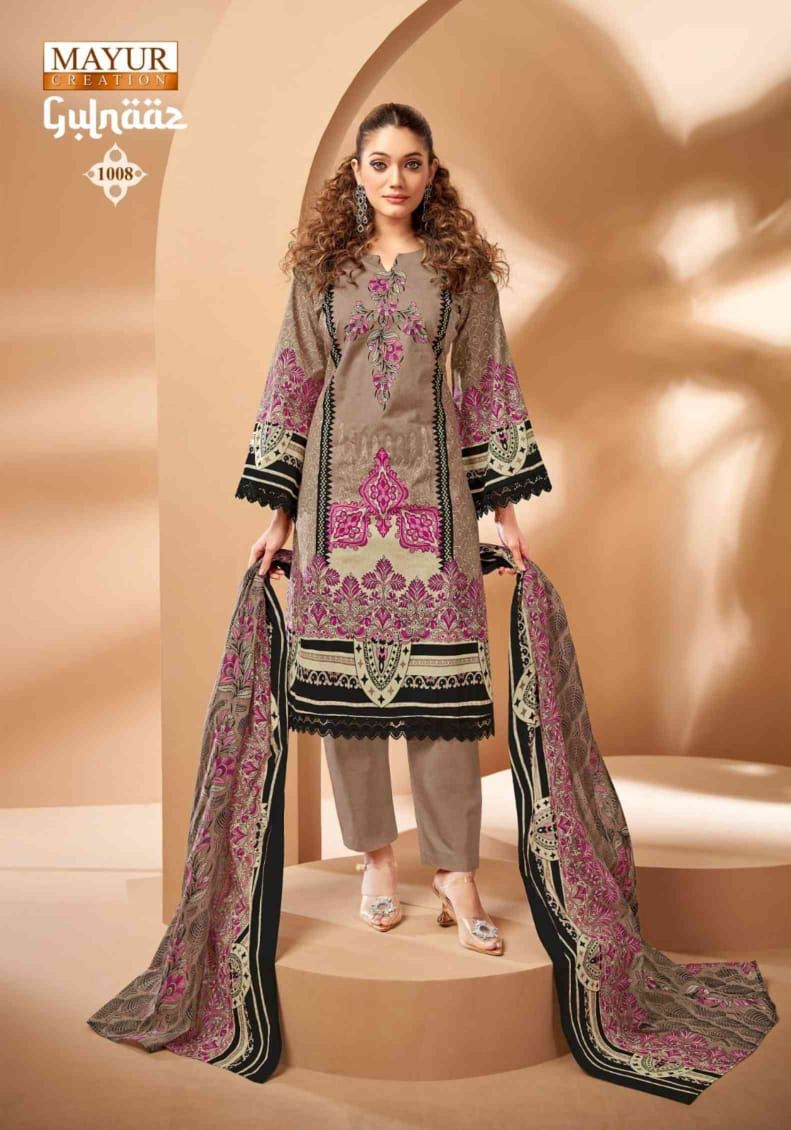 Gulnaaz Vol 1 By Mayur Cotton Printed Surat Dress Material Wholesale Market